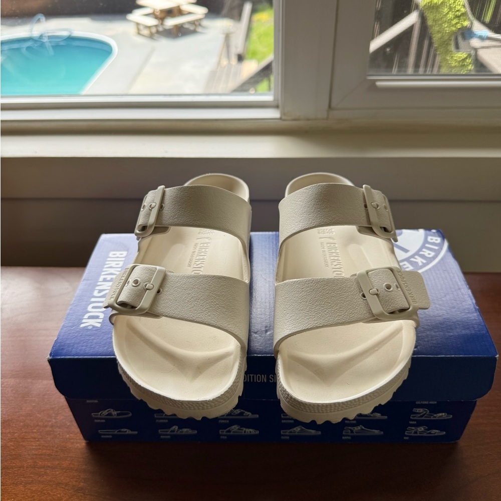 Birkenstock White Sandals